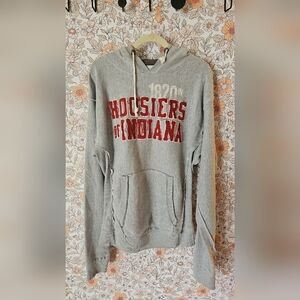 J. America Gray and Red Hoosiers Sweater
